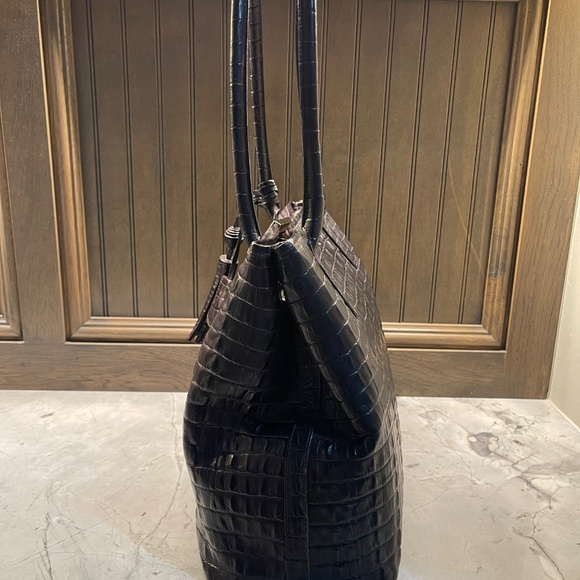 BRAHMIN MEDIUM SHOULDER BAG IN DARK BROWN - Picture 5 of 11